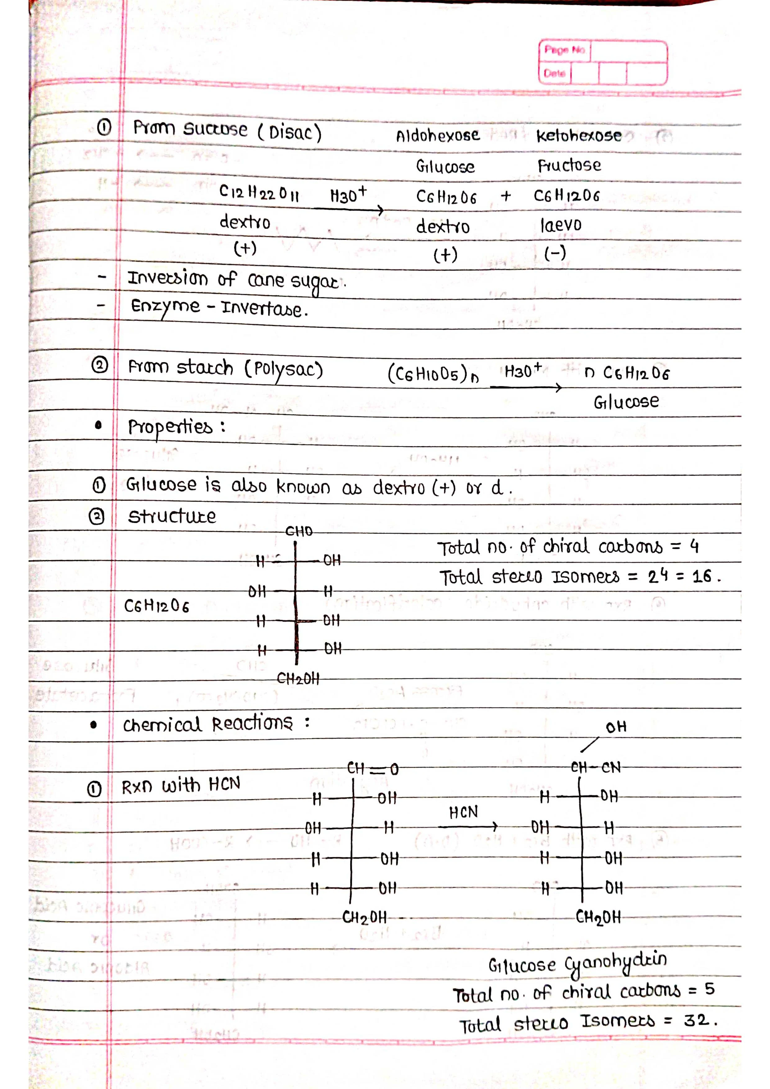 Handwritten Biomolecule - Short Notes 📚