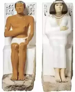 تمثال رع حتب وزوجته نفرت