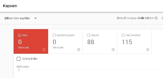 search console kapsam