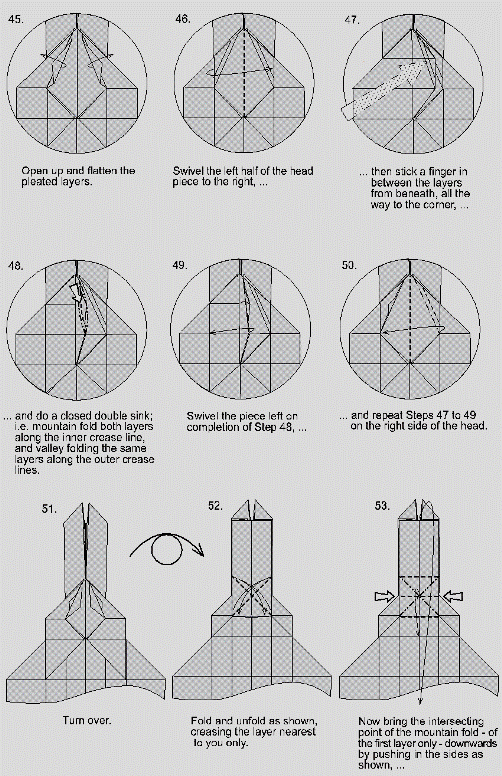 Origami Instructions King Cobra