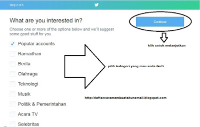 DAFTAR AKUN TWITTER DI ANDROID