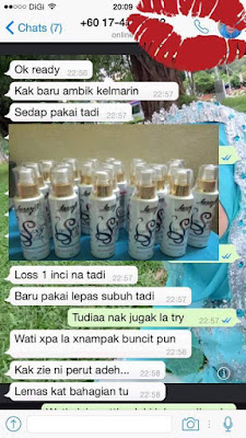 TESTIMONI PENGGUNA I AM SEXY SLIMMING LOTION