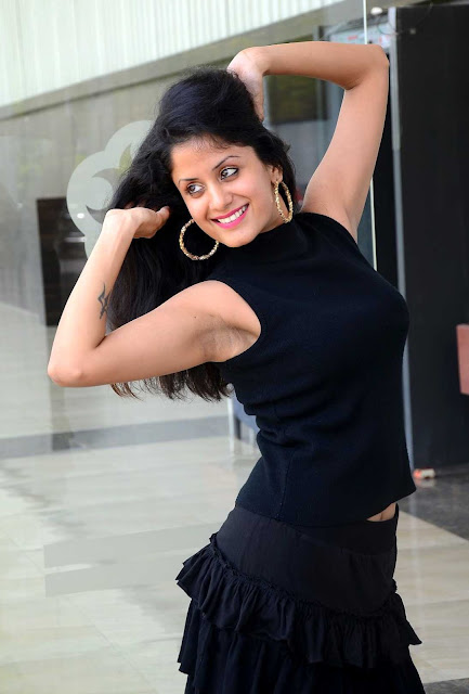 Anukriti Govind Sharma Hot Armpit Show Photo In Black Dress