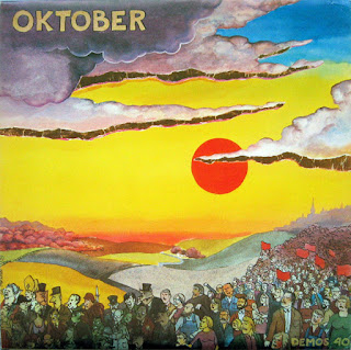 Oktober "Oktober" 1977 Denmark,Political Folk Rock (Dr. Dopojam, Caracas, Buki Yamaz & Cox Orange,Savage Rose,EF Gruppen...members)