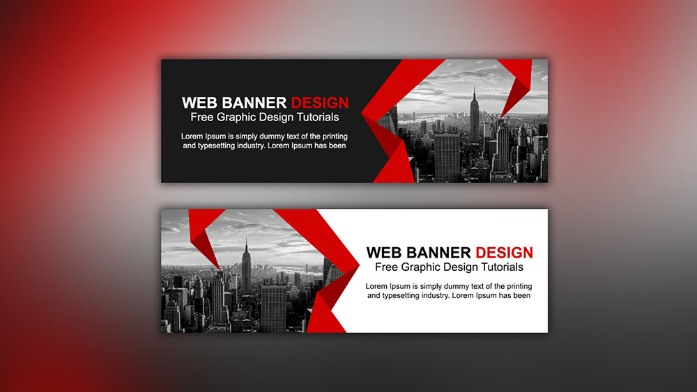 web banner ad design