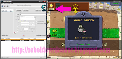 PLANTS VS ZOMBIES 2 CHEAT ENGINE