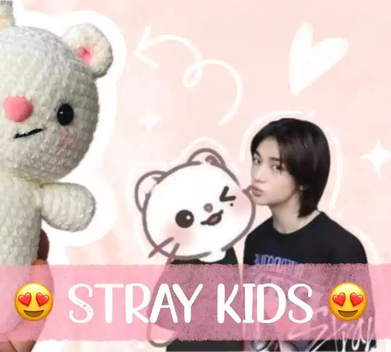 Crea hermoso osito "Jiniret" el amigurumi más adorable de los Straykids
