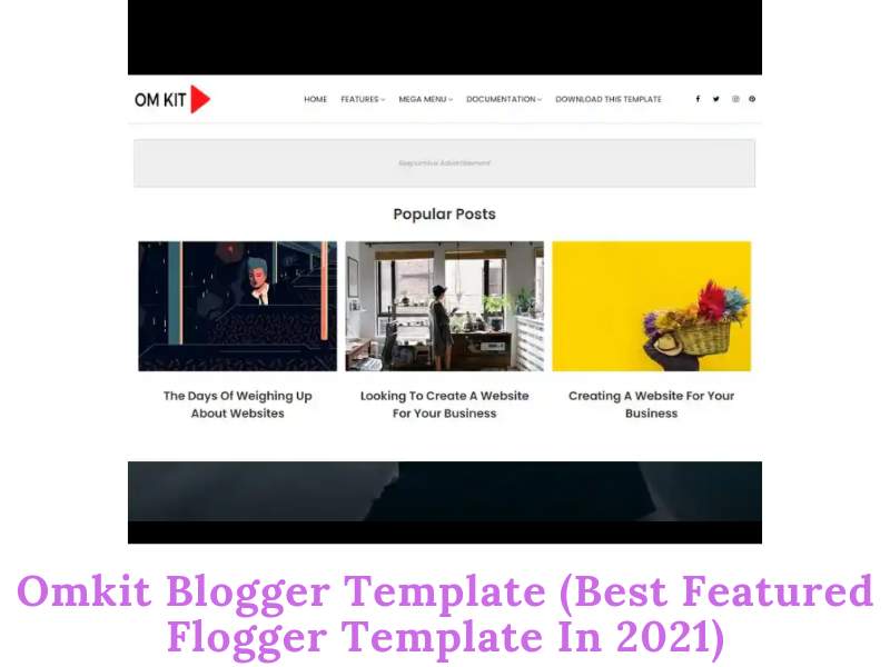 Omkit Blogger Template (Best Featured Flogger Template In 2021)
