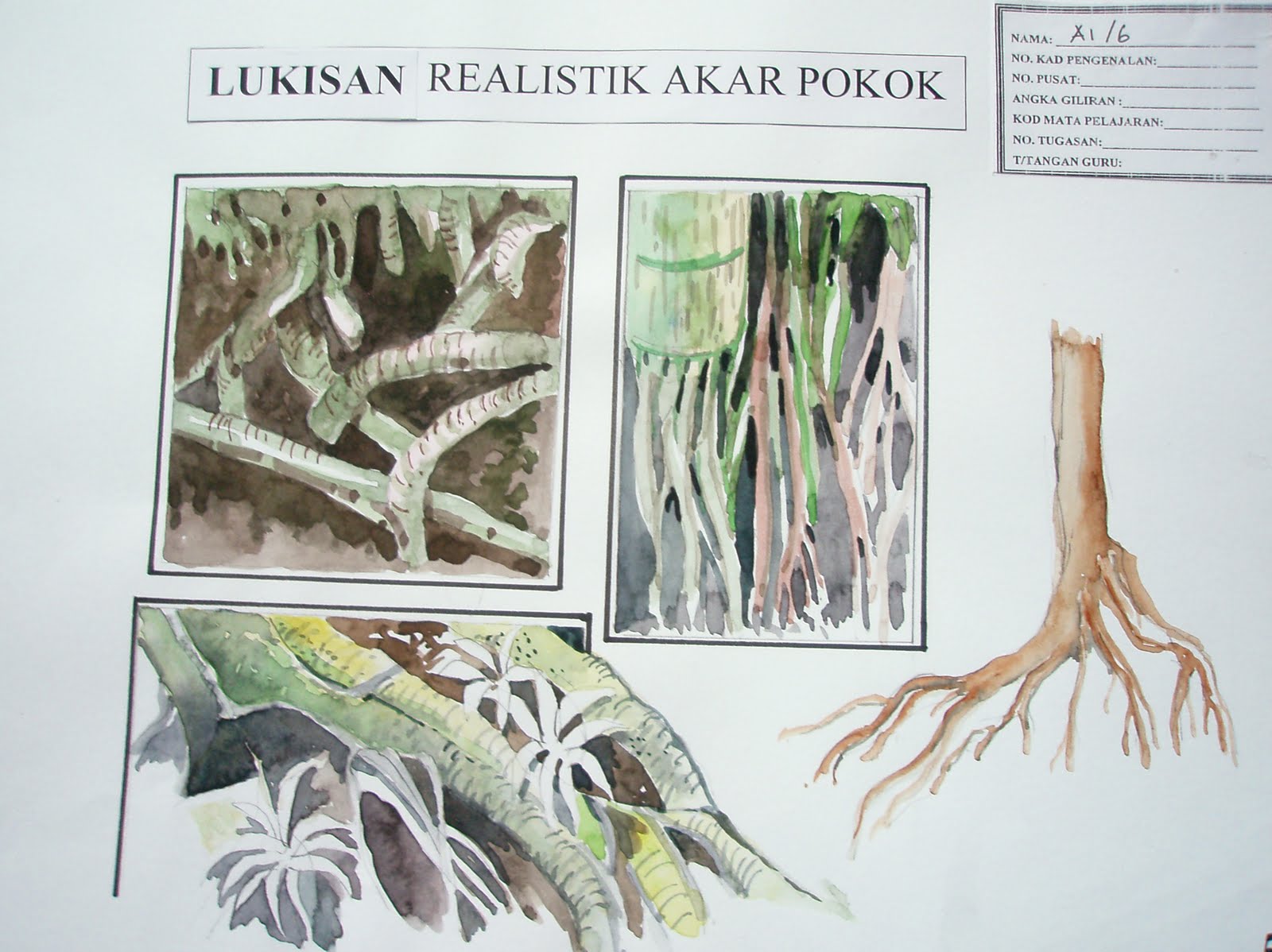 Cikguseni.com: Contoh-contoh teknik lakaran/lukisan yang 