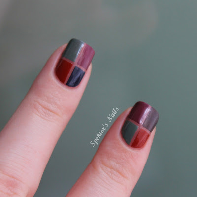 Autumn Square Nails