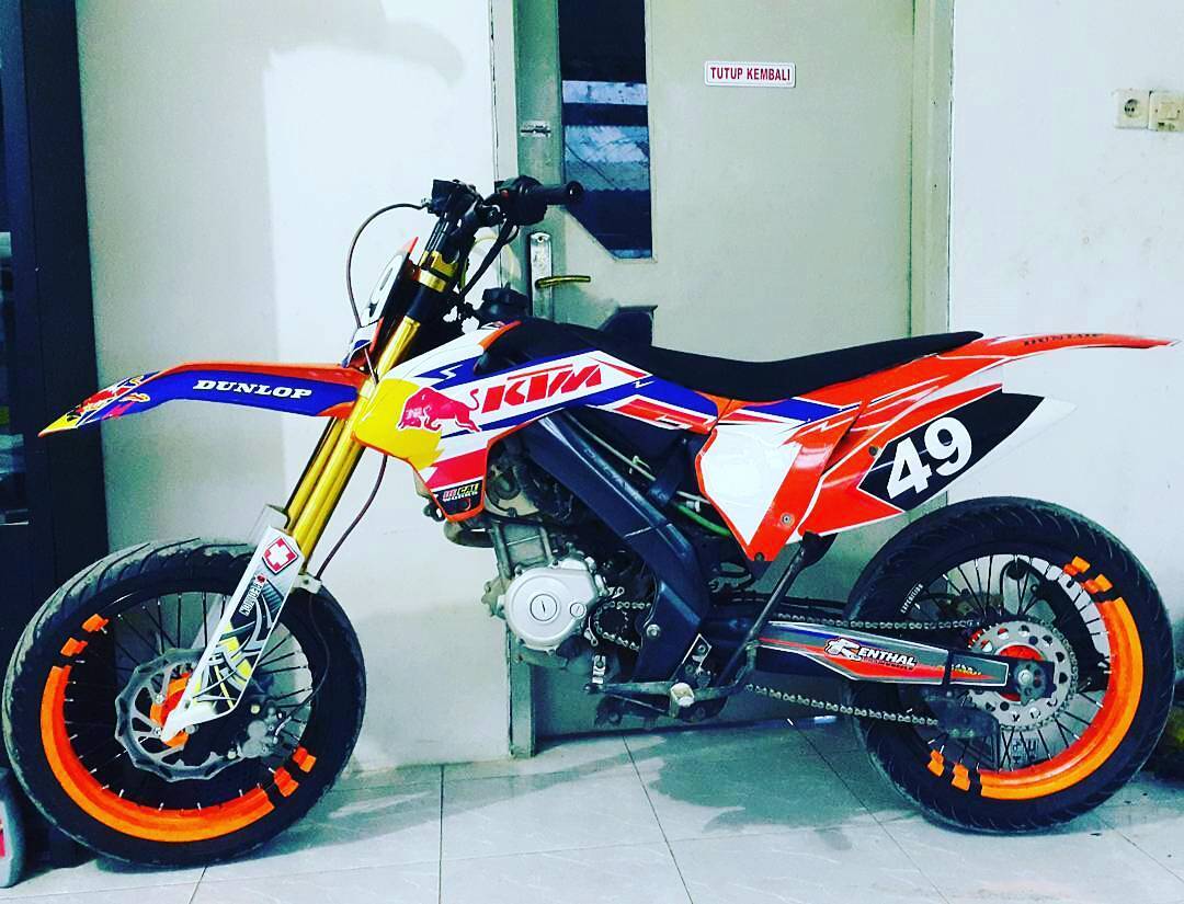 Modifikasi Vixion Jadi Supermoto Terlengkap Kloro Modif