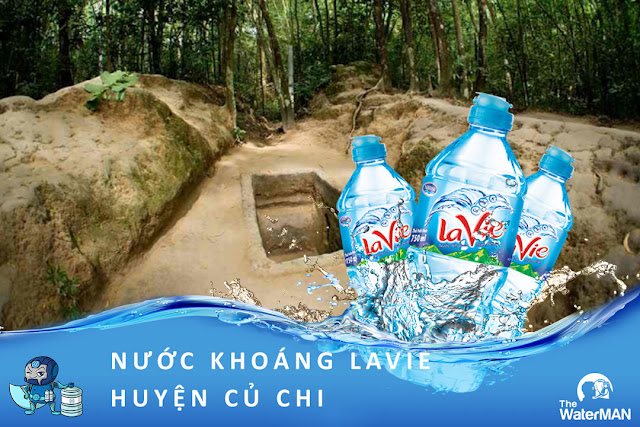 Đại lý đặt nước khoáng Lavie, Viva bình 20L, thùng đóng chai tại huyện Củ Chi