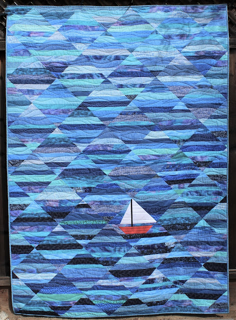 Seafarer Quilt by QuiltFabrication