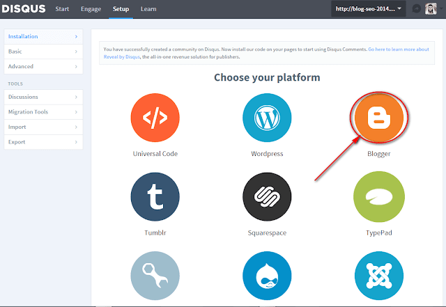 cara install komentar disqus di blog