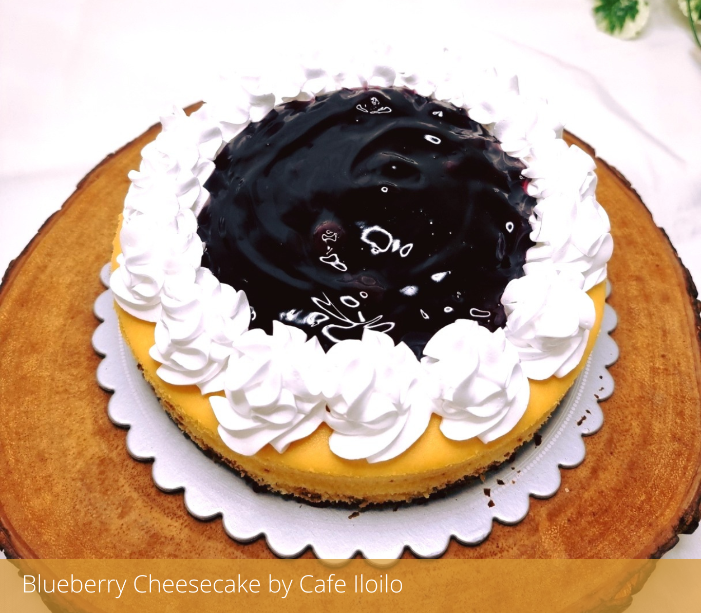 Blueberry Cheesecake by Cafe Iloilo via Gina Juarez of GLifestylePh