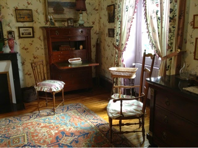 Monet’s sitting room in Giverny