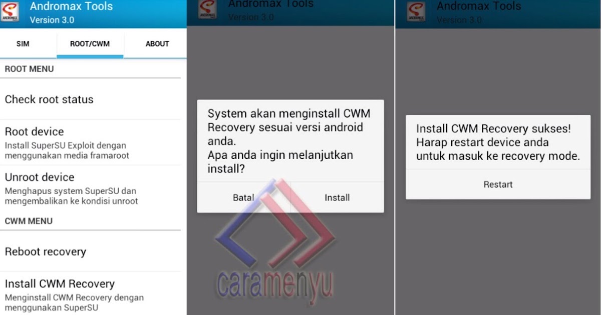 Cara Root Andromax C / Cara Root Andromax L Haier B26d2h ...