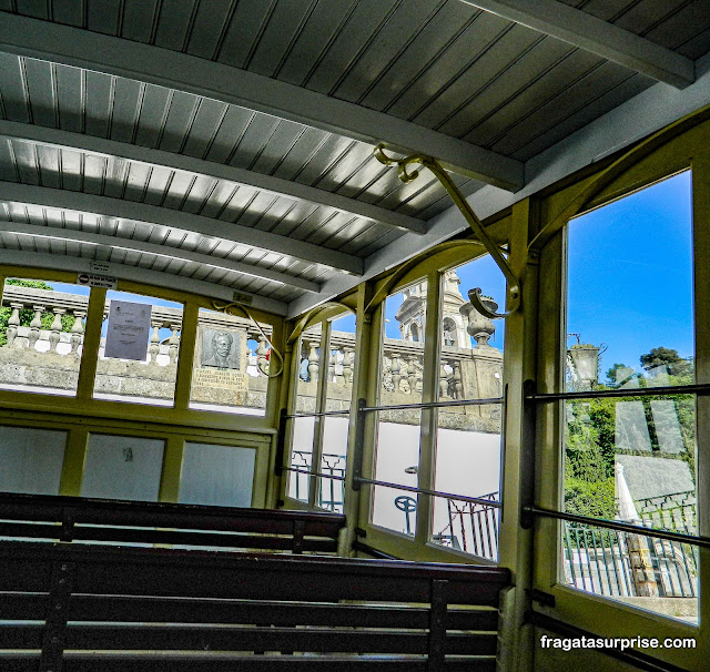 Funicular do Santuário de Bom Jesus do Monte em Braga, Portugal