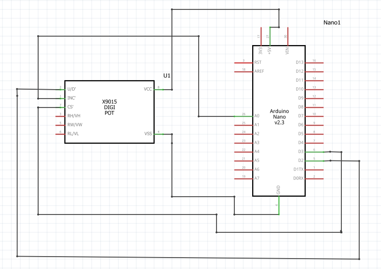 Schematic of DIGI-POT-TechnoElectronics