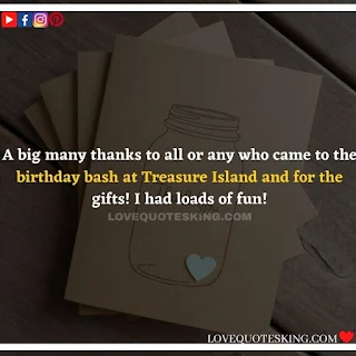 Thank you quotes for birthday wishes | Thank You Messages for Birthdays | Thank you messages for birthdays | Birthday thanks message