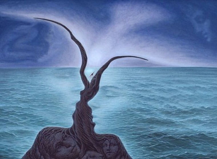 This Surrealist Painter Creates Amazing Optical Illusions