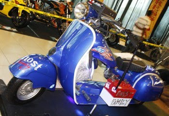 1978 Vespa Classic Scooter Modification