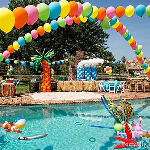 How to Host a Fund DIY Pool  Party  Craft O Maniac