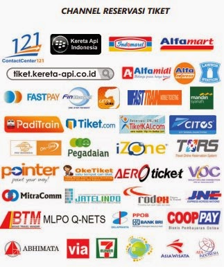 Channel reservasi tiket kereta api