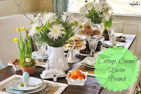 Easter Brunch and Spring Tablescape
