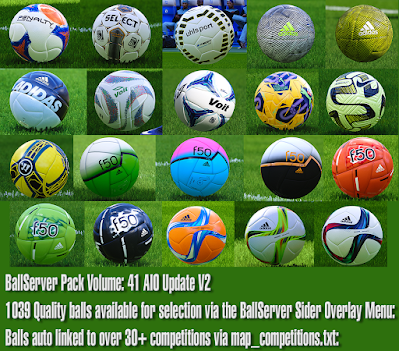 PES 2021 Ball Server Pack Season 2023/2024 by Hawke