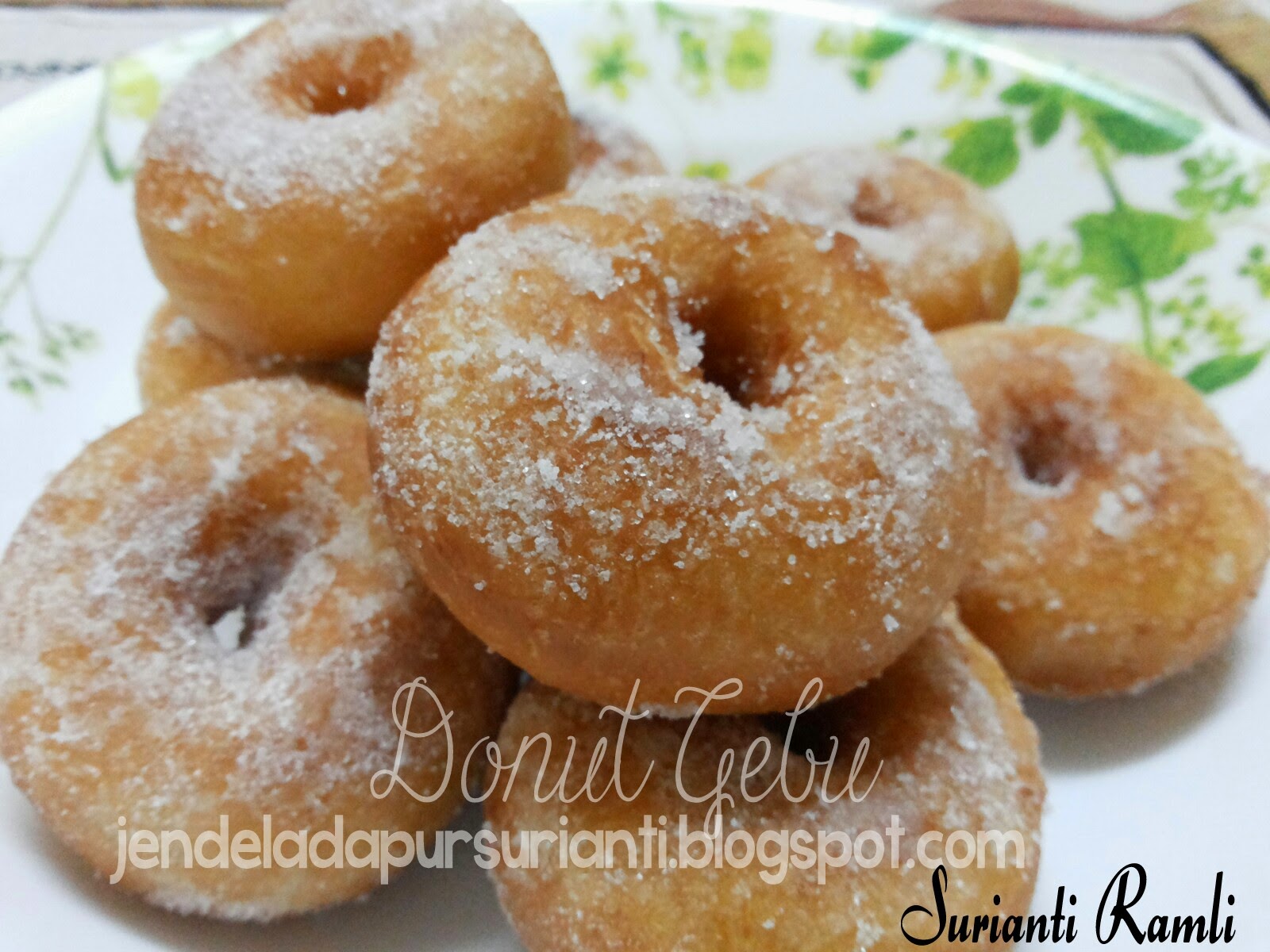 Jom masak: Donut Gebu, lembut dan sudah pastinya sedap