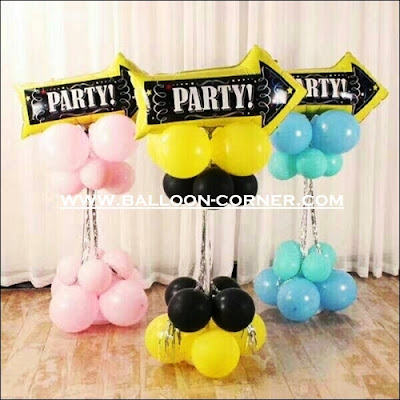 Balon Foil PANAH PESTA / Foil PARTY ARROW