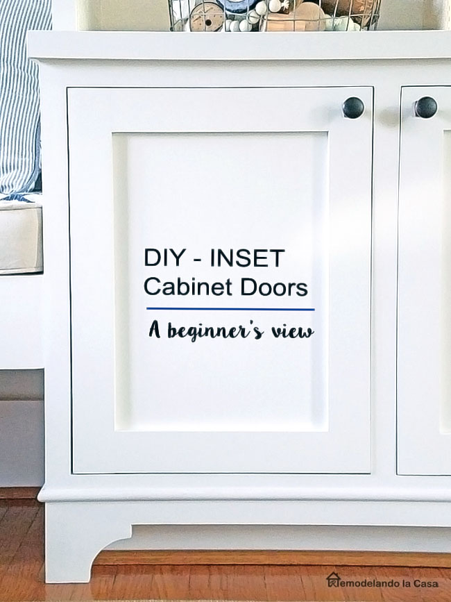 DIY - Inset Cabinet Doors - A Beginner's Way - Remodelando la Casa