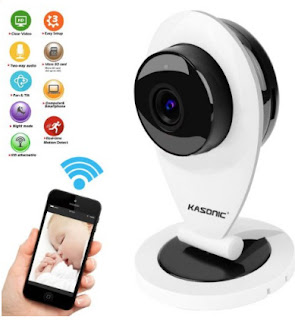 Kasonic® Mini Wifi Wireless Two-way Audio Security Video Monitoring IP Network Surveillance Camera review