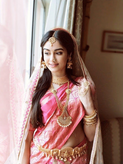 Adah Sharma Indian actress in saree pics