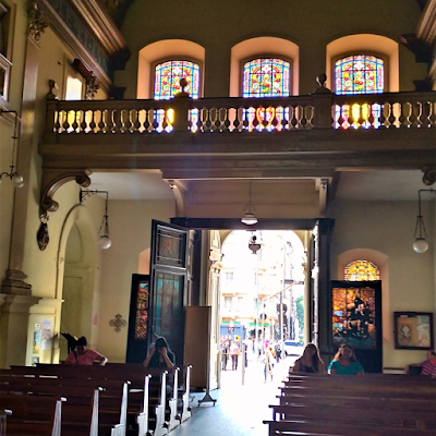 vitrais da igreja de São Gonçalo