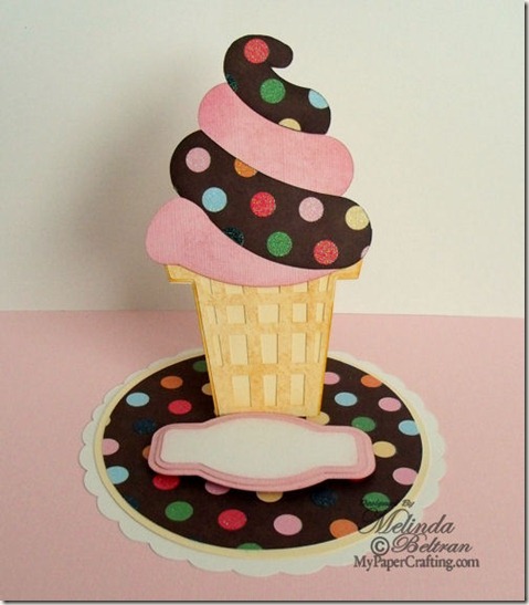 svg ice cream cone easel card template 500