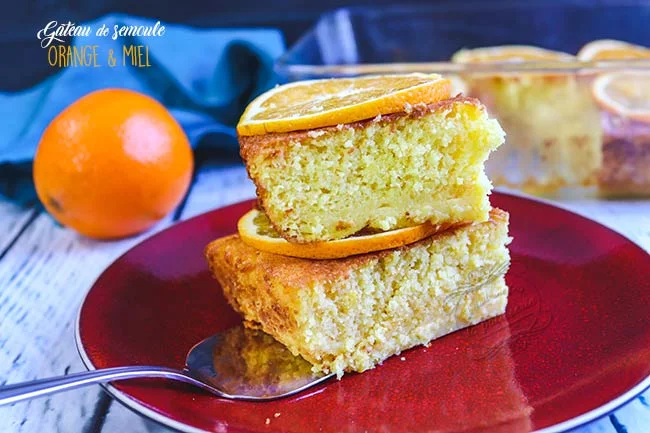 gateau-semoule-orange-miel