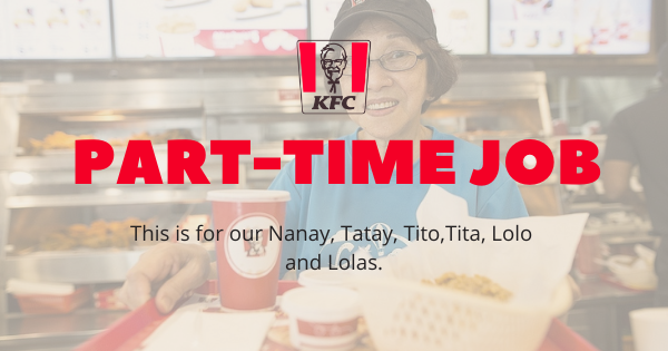Part-time jobs at KFC for seniors