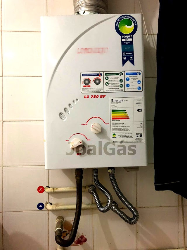 Instalação e retirada de aquecedor