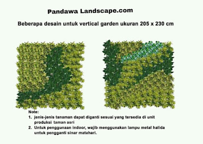 Desain vertical garden