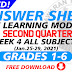 WEEK 4 ANSWER SHEETS FOR SLM Q2 GRADES 1-6 