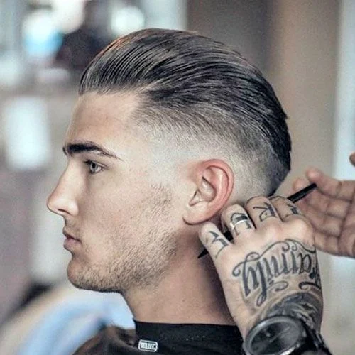 Low fade corte de cabelo masculino