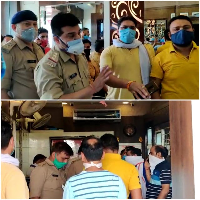 गाजियाबाद में बदमाशों के हौसले बुलंद एक बार फिर ज्वैलरी की दुकान लूटने का प्रयास 