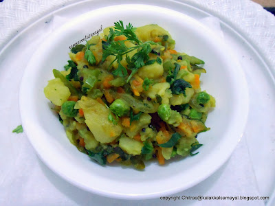 Potato masala for masaal dosai