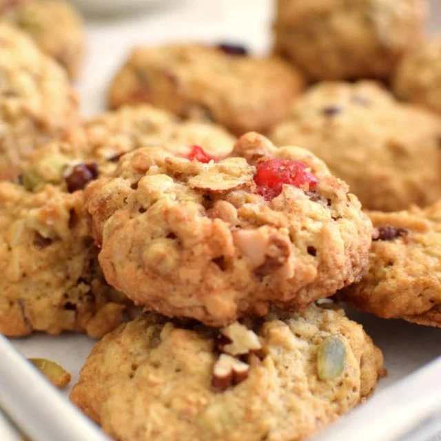 Receta para preparar galletas de avena con varios sabores