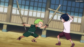 ワンピース アニメ 1060話 ロロノア・ゾロ 幼少期 Roronoa Zoro | ONE PIECE Episode 1060