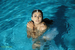 Namitha in swimming pool - Hot and wet photos