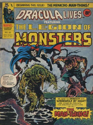 Marvel UK, Dracula Lives #62, Legion of Monsters