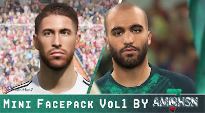 PES 2019 Faces Mini Facepack Vol 1 by Amir.Hsn7